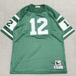 Vintage Mitchell & Ness Joe Namath #12 NY Jets Throwback Jersey 52 Men’s